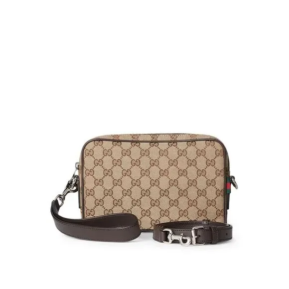 Gucci Men Small Fabric Shoulder Bag - Main Image